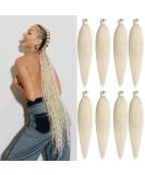 Xtrend 30 Inch 8 Packs Pre Stretched Braiding Hair Blonde Braiding Hair Pre Stretched Yaki Texture Pre-stretched Braids Hair Professional Synthetic Hair Extension Itch Free Hot Water Setting 613# 30 Inch (Pack of 8) 613# - Buy Online on GoSupps.com
