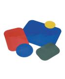 Dycem Non-Slip Round Pad 19 cm - Silver Precut Grip Aid for Utensils & Tableware - Buy Online on GoSupps.com