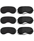 ITME 6 Pack Sleep Eye Mask Shade Cover Sleeping Blindfold for Men & Women Suitable for Lunch Break/Travel/on The Plane/Hotel/Camping Usage ( Black ) 06-pack - Buy Online on GoSupps.com