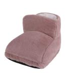 Electric Heated Foot Warmers for Men & Women - USB Rechargeable Plush Thermal Heating Pad - Cozy Winter Boot & Shoe Heater in Pink - Buy Online on GoSupps.com