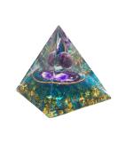 Crystal Pyramid Moonstone Energy Tower | Chakra Reiki Stone Jewelry for Health Protection, Wealth, and Wisdom (Color H) - Buy Online on GoSupps.com