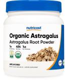 Nutricost Organic Astragalus Root Powder 1LB - Gluten Free, Non-GMO, Vegetarian - Buy Online on GoSupps.com