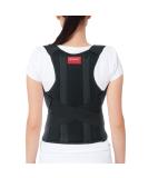 ORTONYX Comfort Posture Corrector Clavicle and Shoulder Support Back Brace, Fully Adjustable for Men and Women/656A-Large Large (Pack of 1) Black - Buy Online on GoSupps.com