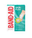 Band-Aid Skin-Flex Adhesive Bandages - 25 Count Pack - Flexible, Sterile Bandages for Minor Cuts, Scrapes, and Burns - Ideal for Fingers, Hands, and Knees - Buy Online on GoSupps.com