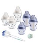 Tommee Tippee Closer to Nature Baby Bottle Starter Set Breast-Like Teat with Anti-Colic Valve Mixed sizes Blue - Buy Online on GoSupps.com