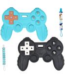 BigSpinach Baby Game Controller Teether Toy - Silicone Teething Toy for Gamer Parents & Kids - Cool Gaming Stuff (Blue+Black) - Buy Online on GoSupps.com