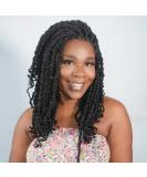 ToyoTress 14 Marley Hair Crochet Braids - 6 Pack Natural Black (1B) Afro Kinky Curly Synthetic Extensions - Buy Online on GoSupps.com