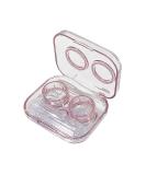 Travel Contact Lens Case Kit | Stylish & Organized Contact Lens Box with Applicator Tweezers & Solution Bottle - Buy Online on GoSupps.com