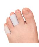DYKOOK Gel Toe Sleeve - 10 Pcs Silicone Tubes for Blister, Callus, Corn, and Toe Rubbing Treatment - Toe Protector for Men and Women - Buy Online on GoSupps.com
