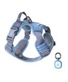 Shop Pawaii XS Dog Harness for Small Dogs - Anti-Pull Adjustable & Breathable | Denim Blue - Buy Online on GoSupps.com