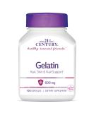 21st Century Gelatin 600 mg 100 Capsules - Buy Online on GoSupps.com