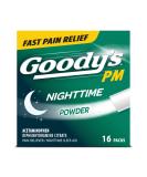 Goody's PM Nighttime Powder, Dissolve Packs For Pain with Sleeplessness, 16 Individual Packets 16 Count (Pack of 1) - Buy Online on GoSupps.com