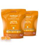 Method Ginger Mango Laundry Detergent Packs - 42 Count (Pack of 2) | Hypoallergenic & Plant-Based Stain Remover | Works in Hot & Cold Water - Buy Online on GoSupps.com