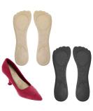 2 Pairs High Heel Insoles for Women | Breathable Gel Cushions for Foot Pain Relief | Metatarsal & Arch Support - Buy Online on GoSupps.com