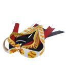 Glitter Softball Pony Holder in Red, Black, White with Stitches Ribbon - Hair Bow - Buy Online on GoSupps.com