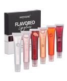VolksRose 6pcs Lip Gloss Oil Set - Flavored & Hydrating Lip Glow Oil for Teens & Women | Nourishing Tinted Lip Gloss Packs for Dry Lips - Buy Online on GoSupps.com