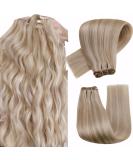 Hetto Tressen Extensions - Real Hair #18/613 Ash Blonde Highlights | 50cm 100g Premium Quality for Naturally Treated Recovery - Buy Online on GoSupps.com
