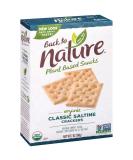 Organic Back to Nature Saltine Crackers - 7oz | Healthy & Natural Snack - Buy Online on GoSupps.com