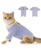 Avont Katzenbody Recovery Suit for Cats - Spay Castration & Wound Protection in Lavender | Leak-Proof and Comfortable - Buy Online on GoSupps.com
