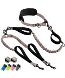 2-in-1 Jogging Line & Leash for Dogs | Dual Handle Dog Leash & Belly Belt for Large/Medium Dogs | Perfect for Walking Jogging & Hiking - Buy Online on GoSupps.com
