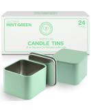 Hearts & Crafts 8 oz Mint Square Candle Tins - 24-Pack Bulk Jars for Candle Making, Arts & Crafts, Storage, Gifts - Empty Candle Jars with Lids - Buy Online on GoSupps.com