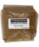 JustIngredients Essentials Nutmeg Ground 500g - Premium Quality Spice - Buy Online on GoSupps.com