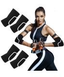 Kathfly 2 Pair Breathable Elbow Pads - Protective Compression Sleeves for Sports | Elbow Support for Men & Women - Buy Online on GoSupps.com
