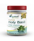 Holy Basil (Tulsi) Powder - Organic Herbal Supplement for Stress Relief and Immune Support - Buy Online on GoSupps.com