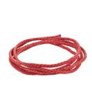 Mandala Crafts 6mm Red Bolo Leather Cord for Jewelry Making - 2.2 Yards - Buy Online on GoSupps.com