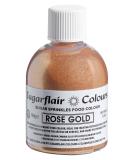 Sugarflair Rose Gold Edible Glitter Sugar Sprinkles 100g - Cake Decorating for Cakes, Cupcakes, Treats, Desserts, Ice Cream - Buy Online on GoSupps.com