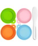 Lydia's Deal 4 Pack Pet Can Covers - Universal Silicone Can Lids | BPA Free & Dishwasher Safe | Fits Most Dog and Cat Food Cans - Buy Online on GoSupps.com