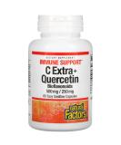 Natural Factors C Extra + Quercetin 60 Easy Swallow Capsules - Immune Support & Antioxidant Boost - Buy Online on GoSupps.com