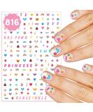 xo, Fetti Kids Nail Stickers - 816 Decals | Birthday Girl Party Favors, DIY Home Activity, Gift, Cute Nail Transfer, Groovy, Princess, Girl Power, Easter Basket - Buy Online on GoSupps.com