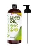 Pure Organic Jojoba Oil - Cold Pressed Unrefined for Hair Skin & Face | 16oz Carrier Oil for Essential Oils - Buy Online on GoSupps.com