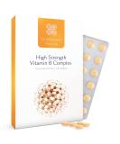 Healthspan High Strength Vitamin B Complex (120 Tablets) - Supports Brain, Heart & Immune Health | Vegan Formula with Choline | Reduce Fatigue - Buy Online on GoSupps.com