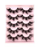 Natural Look Cat Eye Lashes - 5 Pairs 16MM Fox Faux Mink Wispy Eyelashes (MSD11) - International Shipping Available - Buy Online on GoSupps.com