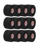 Mueller Black Athletic Tape - 10-Yard Rolls - Set of 12 MTape for Sports and Injury Support - Buy Online on GoSupps.com