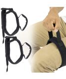 Vive Thigh Lifter Strap - Pull Up Assistance Band - Medical Equipment with Padded Wrist Tool for Leg Movement - Transfer Device for Limited Mobility - Knee Recovery - for Elderly Senior and Disabled Black - Buy Online on GoSupps.com