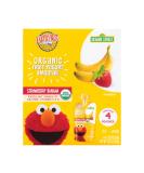 Earth's Best Organic Sesame Street Toddler Snacks - Strawberry Banana Yogurt Smoothie | 4.2 oz Pouch (Pack of 4) - Buy Online on GoSupps.com