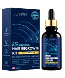 LILIVERA 5% Minoxidil for Men and Women Kit - 2 Fl Oz. - Buy Online on GoSupps.com