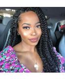 Pre-twisted Passion Twist 14 Inch Hair Extensions - Pack of 8 | Pre-looped Crochet Braids for Black Women - Buy Online on GoSupps.com
