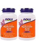 Buy Now Foods Hyaluronic Acid 100 mg - 120 Veg Capsules (Pack of 2) - Fast International Shipping - Buy Online on GoSupps.com