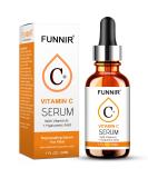 Vitamin C Serum 30ml - Hyaluronic Acid Retinol & Niacinamide for Fine Lines & Nourished Skin - International Shipping Available - Buy Online on GoSupps.com