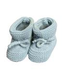 Royal Icon Baby Booties 0-3 Months - Sage Green Knitted Bow Baby Boots - Buy Online on GoSupps.com