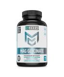 Zhou Nutrition Mag Glycinate - 350 mg - 180 Tablets - Buy Online on GoSupps.com