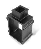 Deecaray Black Cast Iron Flask Mold Holder - 2 Pieces for Sand Casting Metal Jewelry and Tools - Buy Online on GoSupps.com