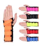 Solace Bracing Cool-Flow Wrist Support - British Made NHS Brace - XL Left Hand Orange - Buy Online on GoSupps.com