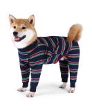 Surgical Recovery Suit for Dogs - Breathable Long-Sleeved Pajamas Postoperative Abdominal Wound Protection Alternative to Cone - One-Divider Design (1 Pack) - Buy Online on GoSupps.com