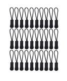 CoolTy 30-Piece Zipper Pendant Set - EDC Zipper Replacement for Backpacks Jackets Wallets & Handbags (Black) - International Shipping - Buy Online on GoSupps.com