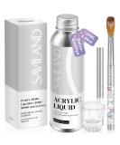 Saviland Professional Acrylic Liquid Set | 4.06fl oz Nail Liquid Brush & Dappen Dish for DIY Acrylic Nails - Perfect for Home Salon Use - Buy Online on GoSupps.com